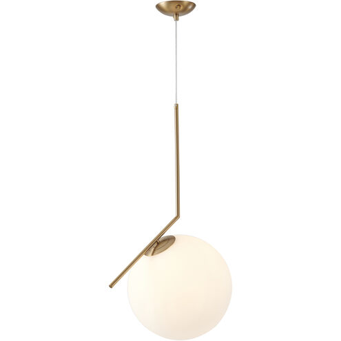 Canada 1 Light 12 inch Gold Single Pendant Lighting Ceiling Light